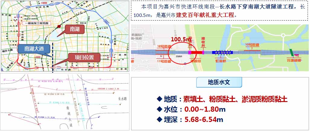 矩形頂管機施工三車道公路隧道